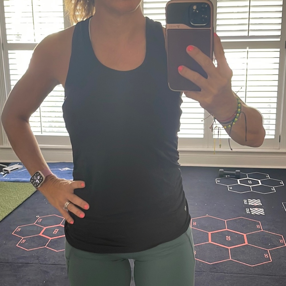 Black athleta athletic tank top